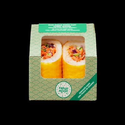 Agrandir l'image de DUO DE ROLLS THON EPICE  Image de DUO DE ROLLS THON EPICE